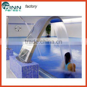 European Design Decoration Stainless Steel 304 Cobra Indoor Waterfall photo-4