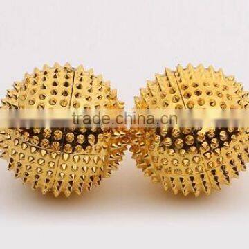 Dia.3.2/4.7/5.5cm Gold or Silvery Magnetic Hand Massager photo-3