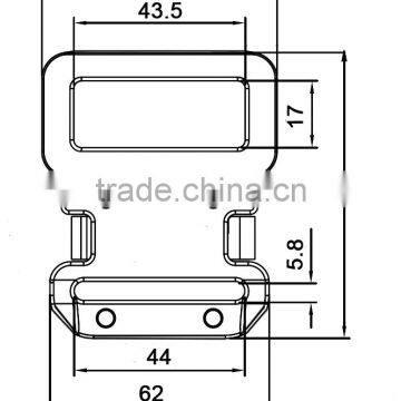 45mm Quick Release Aluminum And Steel Safety Buckle Great For Harness photo-4