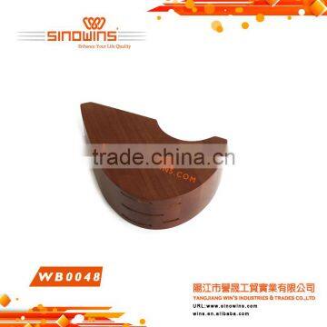 WB0048 Wooden Stand 3pcs Slotted Knife Block Different Colors photo-3