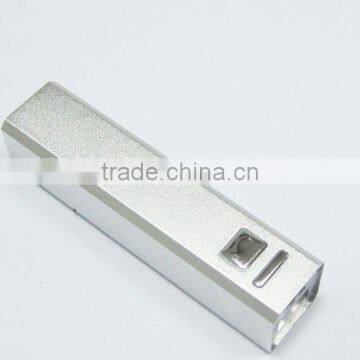 Mini Rechargeable 2600mAh Cuboid Shape Portable Metal Sales Promotion Gift Power Bank photo-6