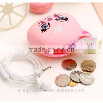 2016 Fashionable Lovely Colorful Emoji Cartoon Purse Funny Wallet Zipper Notecase for Christmas Gift photo-2