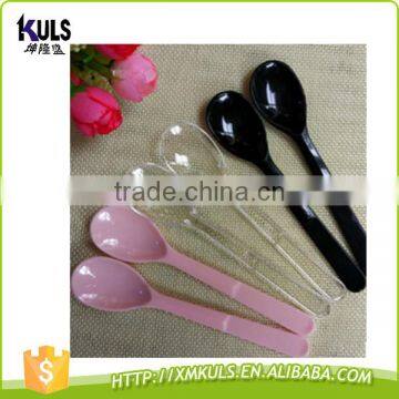 Eco-friendly 10~12cm disposable plastic yogurt dessert spoon ice cream spoon