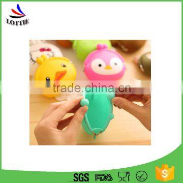 3D Cartoon Animal Candy Colored Girls Coin Bags Women Key Wallets Children Cute Cartoon Mini Coin Purse for Earphone Headphone photo-3