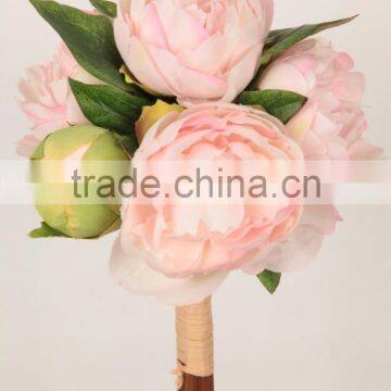 Hihg Quality Silk Wedding Peony Bouquet 27548P