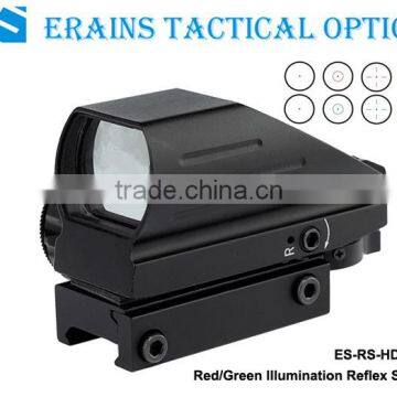 Erains TAC Optics Tactical Reflex Sight with 4 variable red dot reticles scope with both 21mm or 11mm Dovetail Base