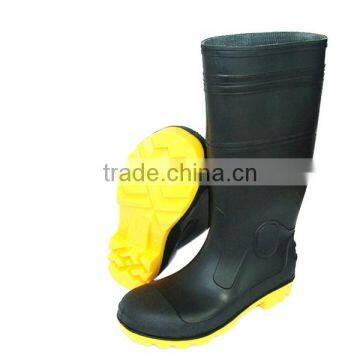 Pvc Safety Shoes Rain Boots Working Gumboots Supply photo-3