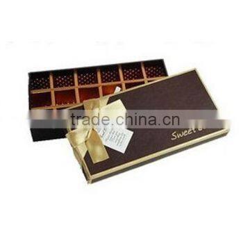 Chocolate Paper box with Compartments