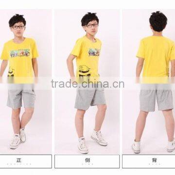 Teenagers Cotton Printed Sunshine Lively Short Sleeve T Shirts photo-2