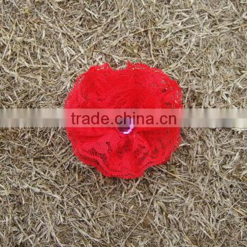 2015 Exquisite Workmanship Non-fading Wholesale Fancy Chiffon Lace Flowers photo-4