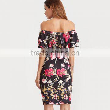 Maxnegio off Shoulder a Line Online Woman Summer Dresses photo-4