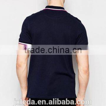 Customize Men Short Sleeve 100% Cotton Pique Dry Fit Sports Golf Polo Shirt photo-2
