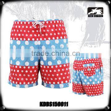 2017 Wholesale Elastic Waist Shorts for Men Swim Trunks Embroidery photo-3