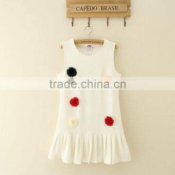 2017 Latest Wholesales Price Pattern White Children Frocks Design Monther and Kids Dress photo-4