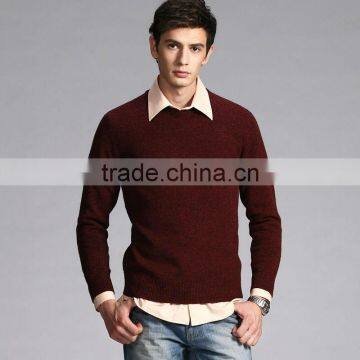 wholesale high quality fashion cashmere sweater new design for men 2014