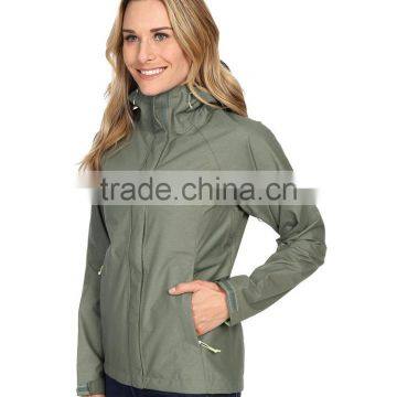 Women Lightweight Packable Waterproof Rain Jacket photo-2
