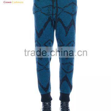 New Fashion Men Cashmere Intarsia Pants Trousers photo-3