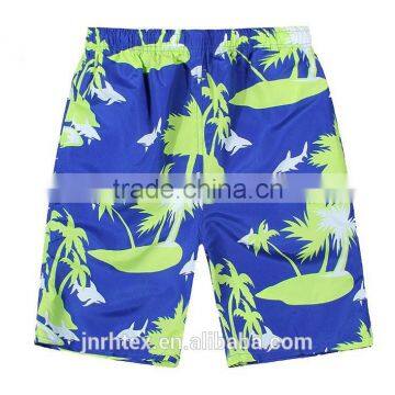 2015 Summer Fashion Custom Polyster and Cotton Printed Mens Beach Shorts photo-3