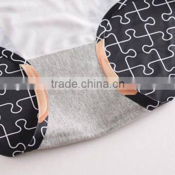 2017 Latest Personalized Your Own Brand Logo Design 95% Cotton 5% Spandex Private Label Band Cute Cartoon Lady Underwear Briefs photo-2