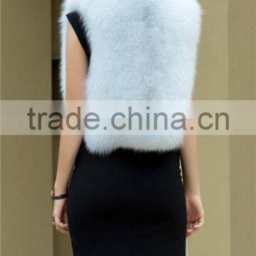 Genuine Fox Fur Vest for Women Thick Winter Warm Real Fox Fur Coat Can Custom Big Size Short Style Fox Fur Vest Coats photo-5