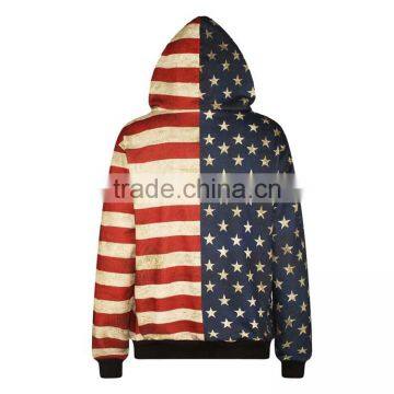 3D Sublimation Printing Bulk Polyester Pull Over Wholesale Lightweight Hoodie photo-2