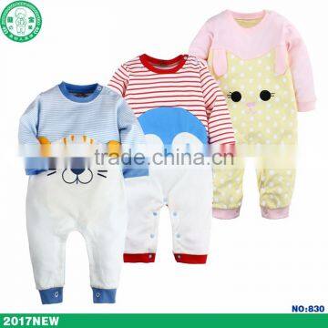 OEM Branded Autumu Winter Long Sleeve Round Neck Baby Romber Kids Bodysuit photo-5