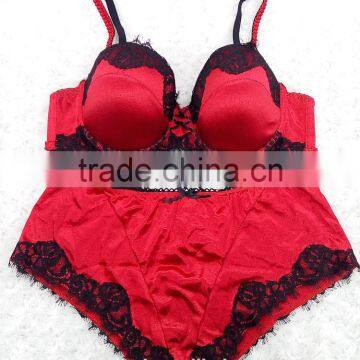 Fashional women hot sexy bra and panty sexy ladies underwear