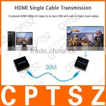 1080P Network HDMI Extender Receiver + Transmitter(Sender) Extender Over Ethernet LAN RJ45 CAT5E CAT6 For HD DVD PS3 Projector photo-4
