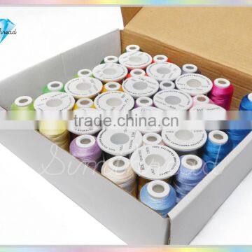 550Yrds/Spool 40 Brother Colors Polyester Embroidery Thread photo-3