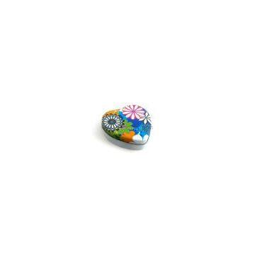 chocolate tin,heart-shaped tin,valentine tin case/box