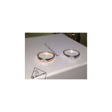 Neffly 925 Silver BV One Karat Diamond Wedding Ring Simple Models. photo-1