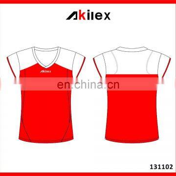 2016 latest quickly dry cheap custom volleyball jersey