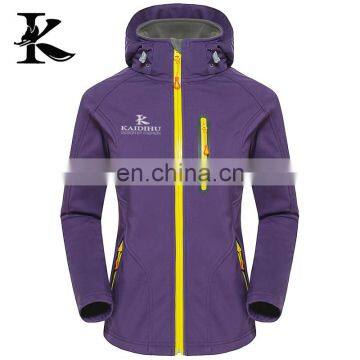 OEM custom cheap womens waterproof softshell jacket