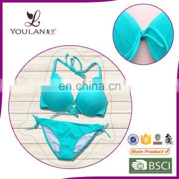 Japan Style Beautiful Young Women Helter bikini bathing suit