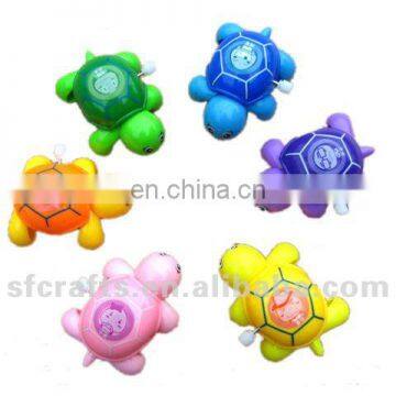 Cartoon tortoise plastic wind up toys