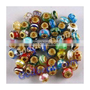 398 loely glass bead wholesale handmade murano lampwork glass european beads fit for charm bracelets