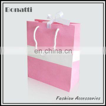 high quality fashion gift paper bag,paper shopping bag for garment