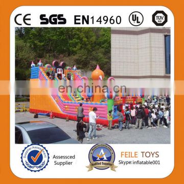 High quality/hot selling Octopus inflatable fun city for kids