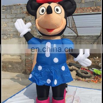 Best Quality Inflatable Minnie Mouse Cartoon Model Advertising Custom Minnie Cartoon On Sale