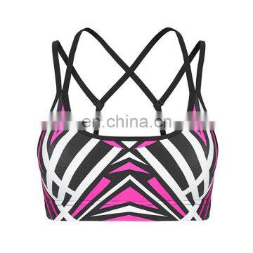 2016 Fitness Apparel Manufacturers Yoga Clothing Type Seamless Sports Bra Women Yoga Bra Tops#YB0008 photo-2