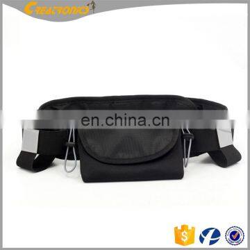 Men & Women Runners Belt Hydration Belt With Water Bottles Smartphone Pouch & Reflective Safety Tape Running Bag