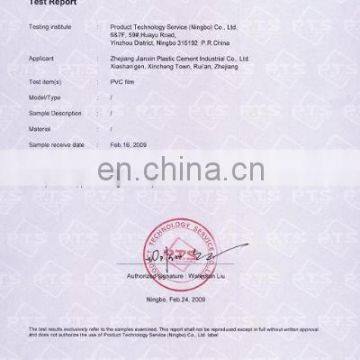 pvc material ECO report