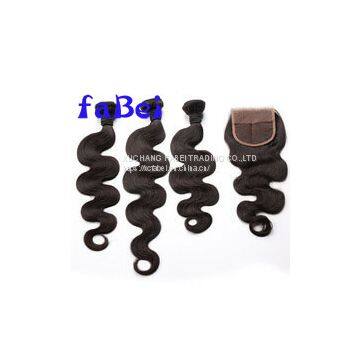 4*4 Free Part 3 Tone Color Closure Hair Pieces Kinky Curly Virgin Human Hair Lace Closure photo-3