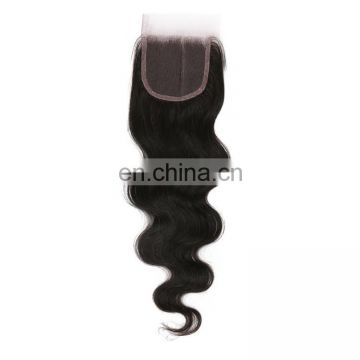 alibaba 2018 new arrival cheap price hot selling virgin Brazilian human hair closure for black women