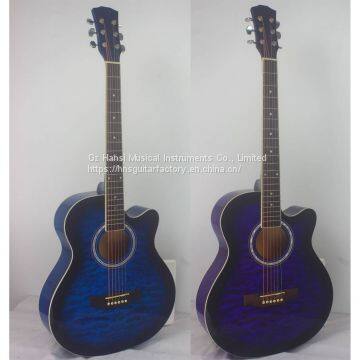 40 inch basswood acoustic guitar