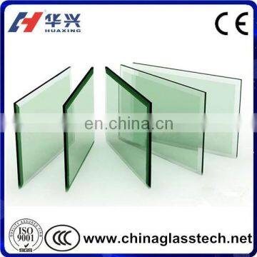 CE smoke insulation 10mm clear kitchen cabinet tempered glass