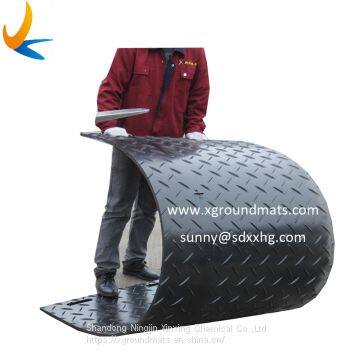 HDPE plastic Mobile road mats