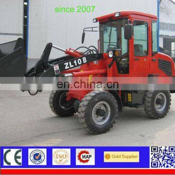 China supplier mini 1ton ZL10 cheap front shovel wheel loader