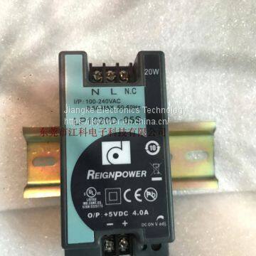 REIGNPOWER LP1020D-05S/20W5V4A SWITHING POWER SUPPLY DIN RAIL