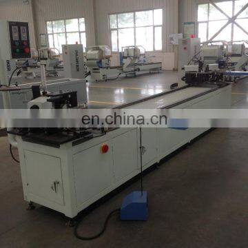 Aluminum Window Door Profiles Frame Making Machine/ Hydraulic Double Head Corner Crimping Machine photo-3